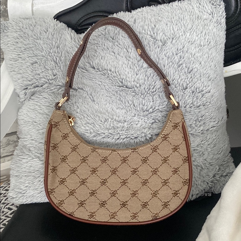 Brown Patterned Women's Bag